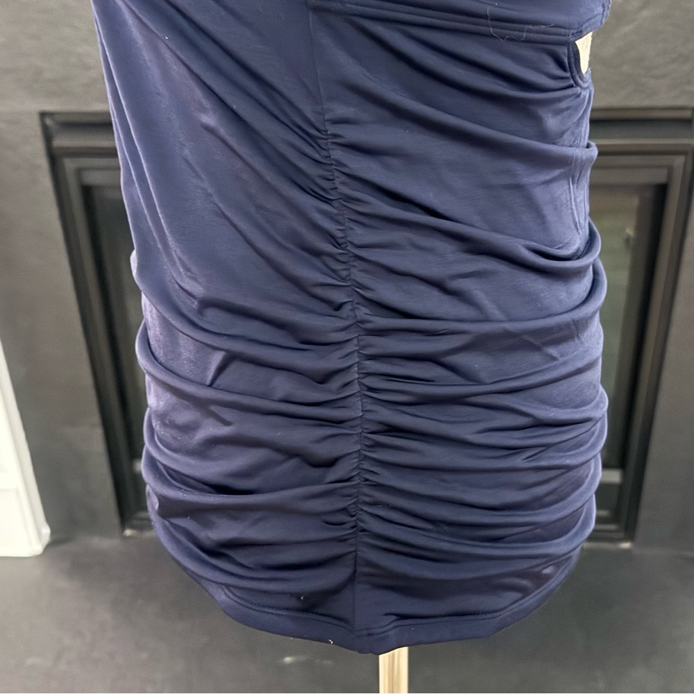 💙 Athleta Ruched Halter Tankini Swim Top – 36B/C - Picture 4 of 10
